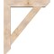 Ekena Millwork Traditional Slat Smooth Bracket w/ Offset Brace, Douglas Fir, 7 1/2"W x 38"D x 44"H BKT0806X38X44TRA06SDF - alternate 2